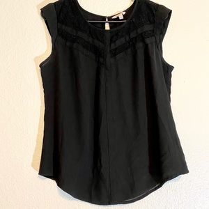 Candies Black Dress Shirt